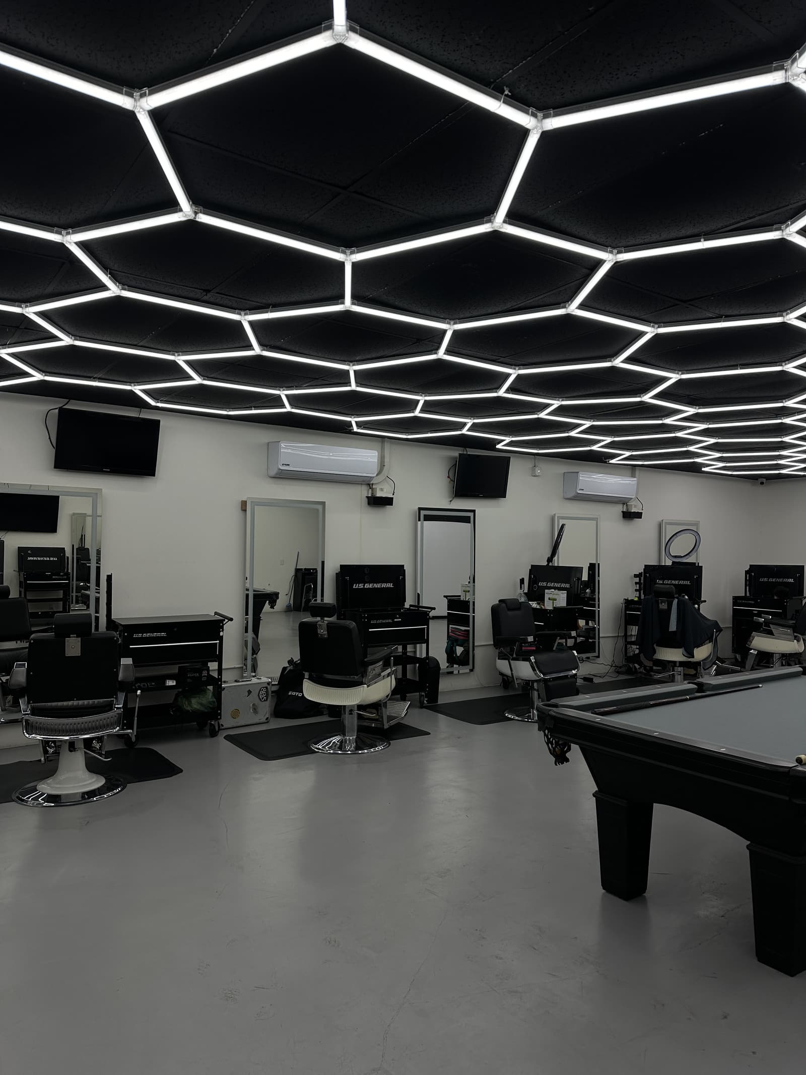 Pro Studios Barbershop interior